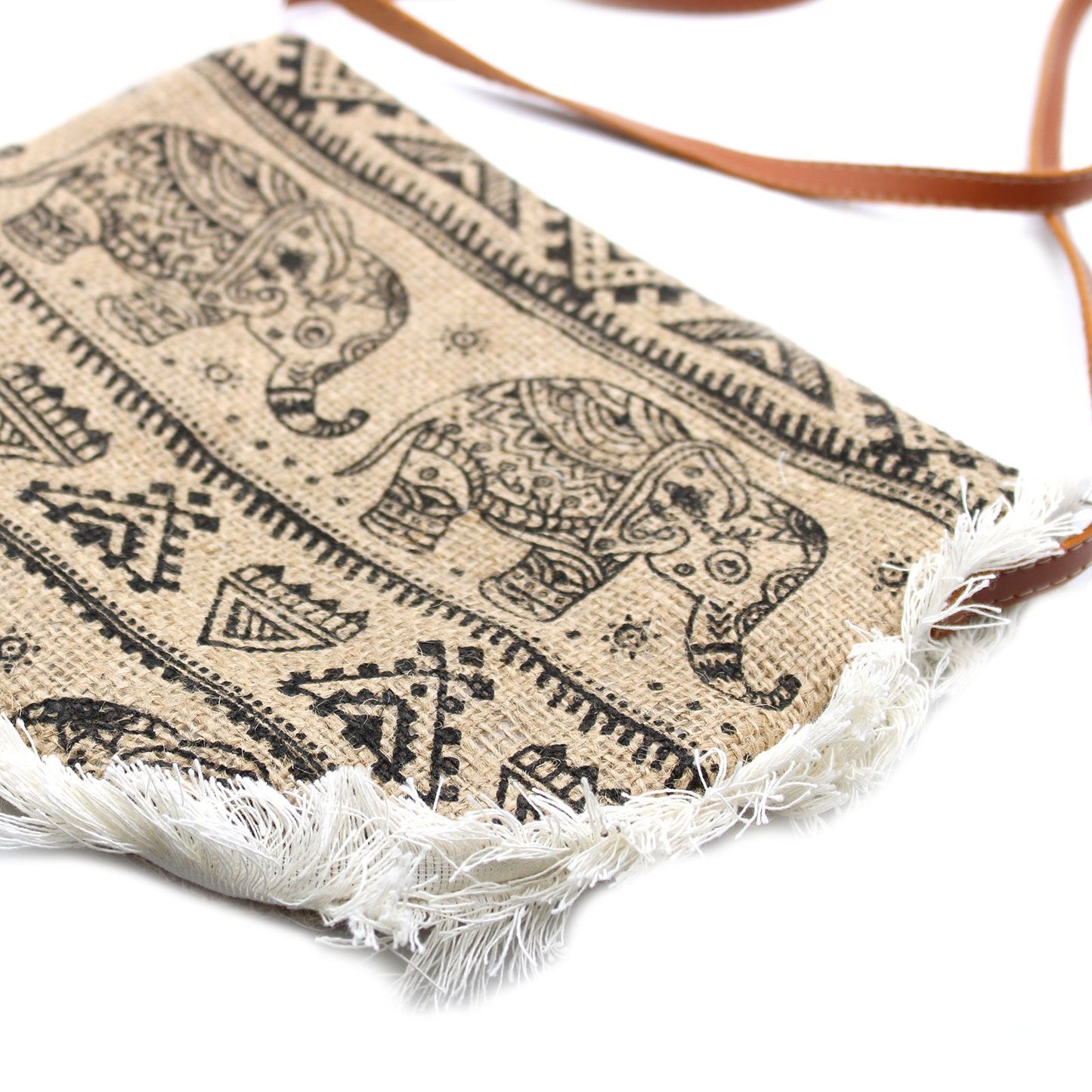 Fringe bag - Elephant print
