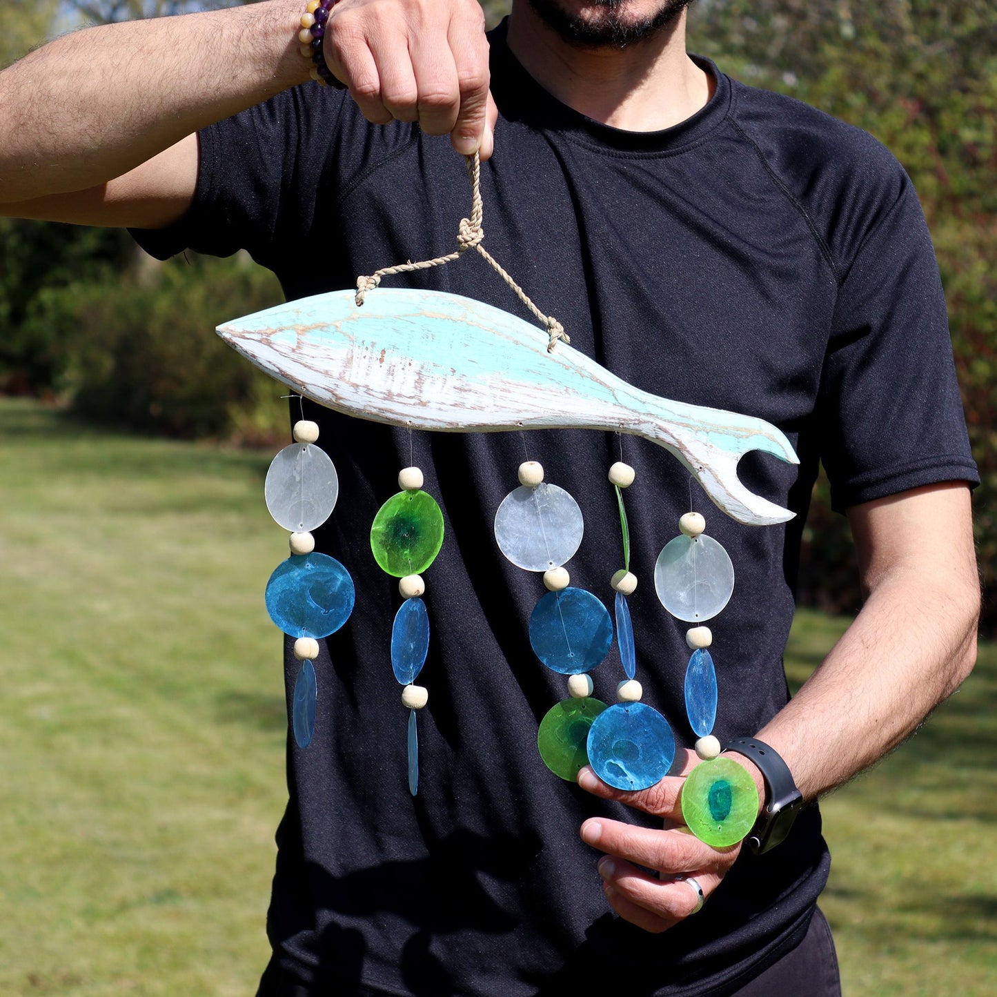 Fish Size in Aqua and Drop