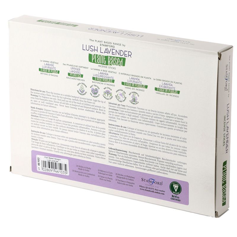 Varitas de Incienso a Base de Plantas - Lavanda Exuberante