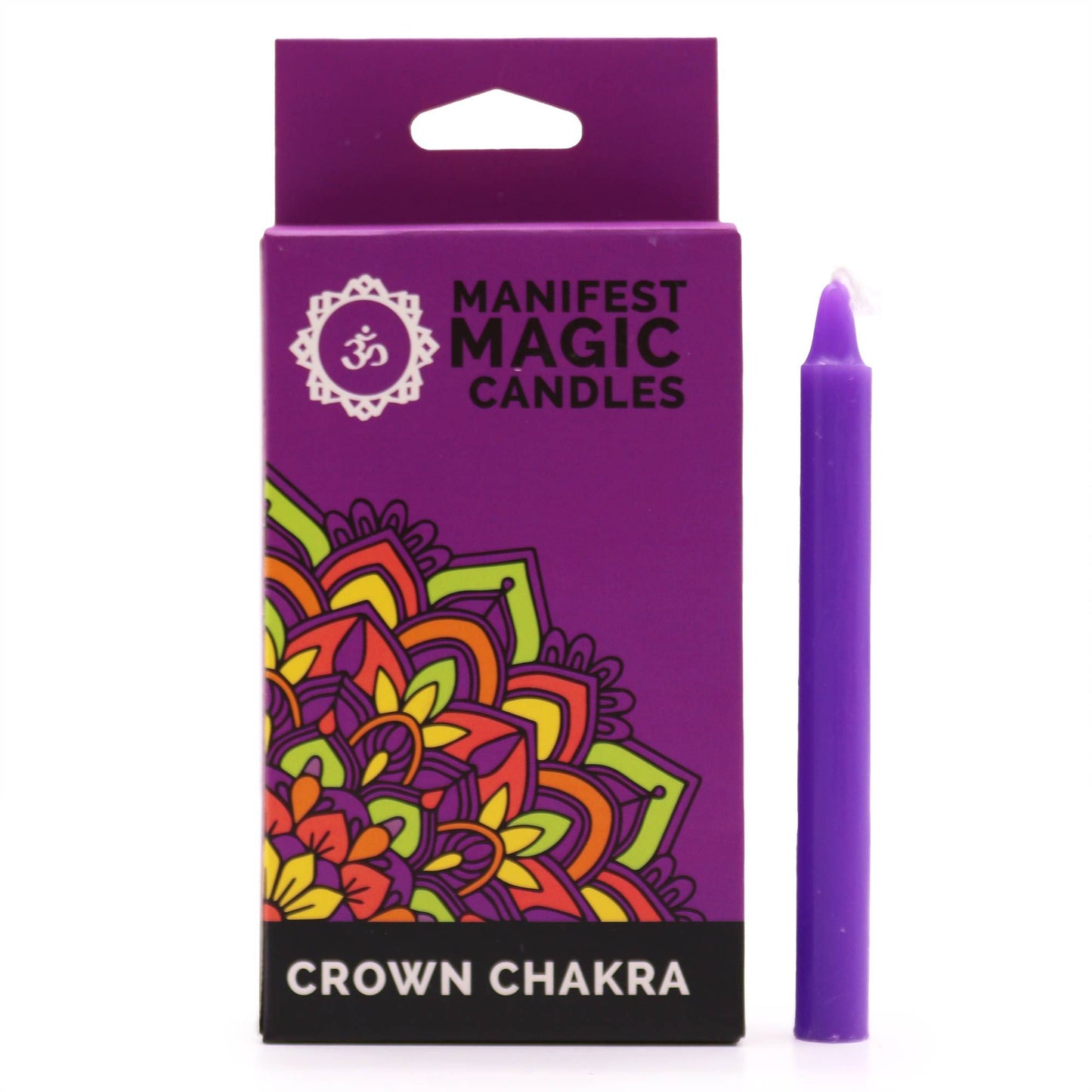 Manifest Magic Candles (12-Pack) - Purple - Crown Chakra