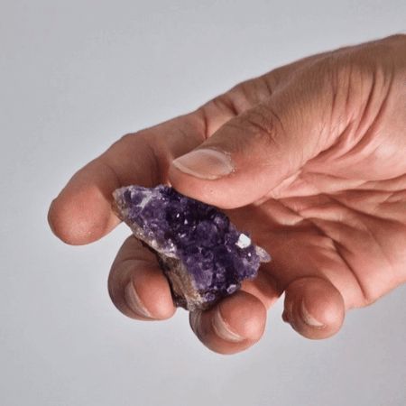 Small high quality natural amethyst cluster stone (approx. 3-8 cm)