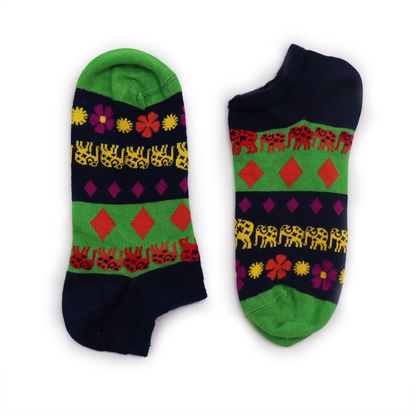 Hop Hare Bamboo Low Socks S/M (36-40) - Lucky Elephant