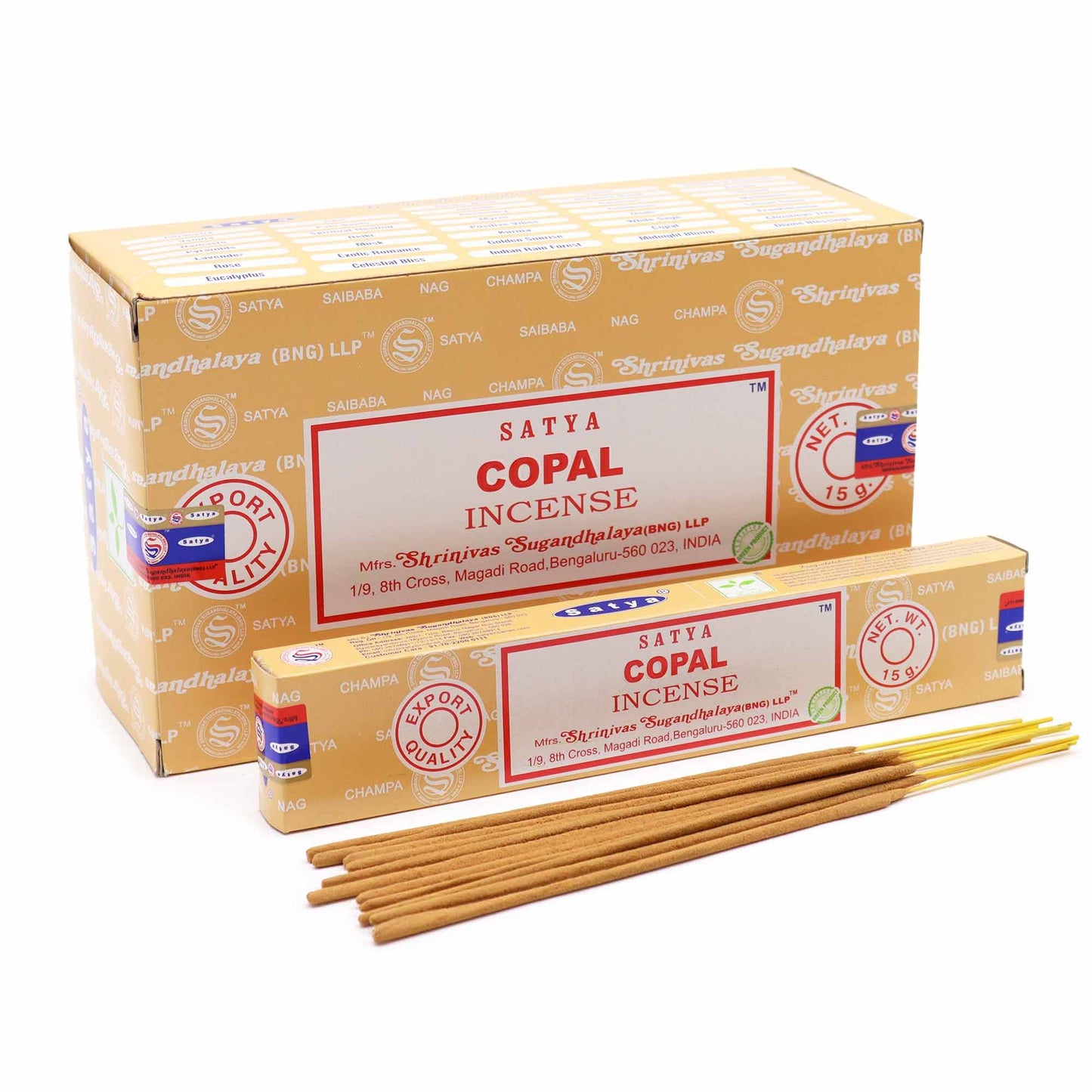 Varillas de Incienso Satya 15g - Copal