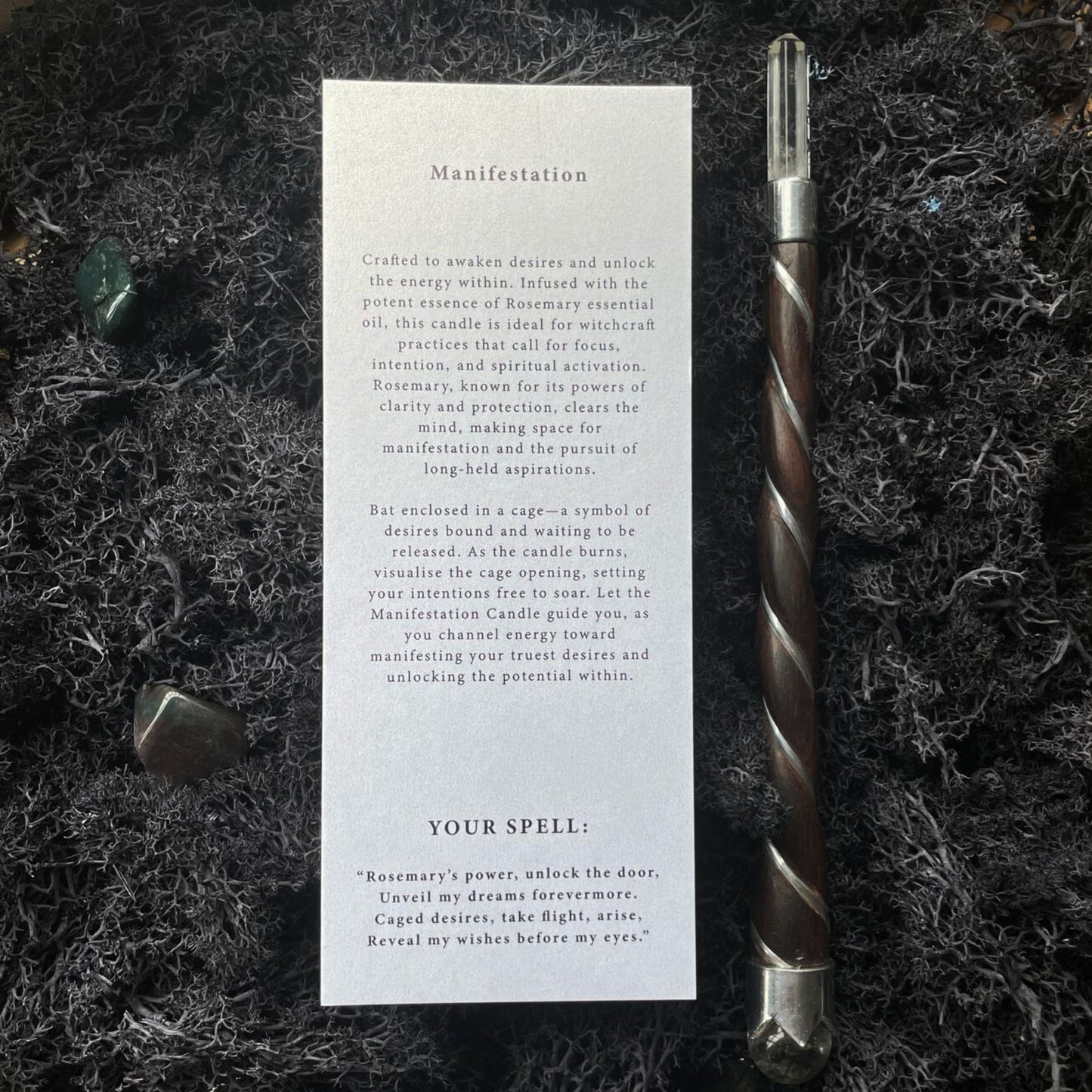 Bougies purificatrices des sorcières anciennes - Désirs bloqués