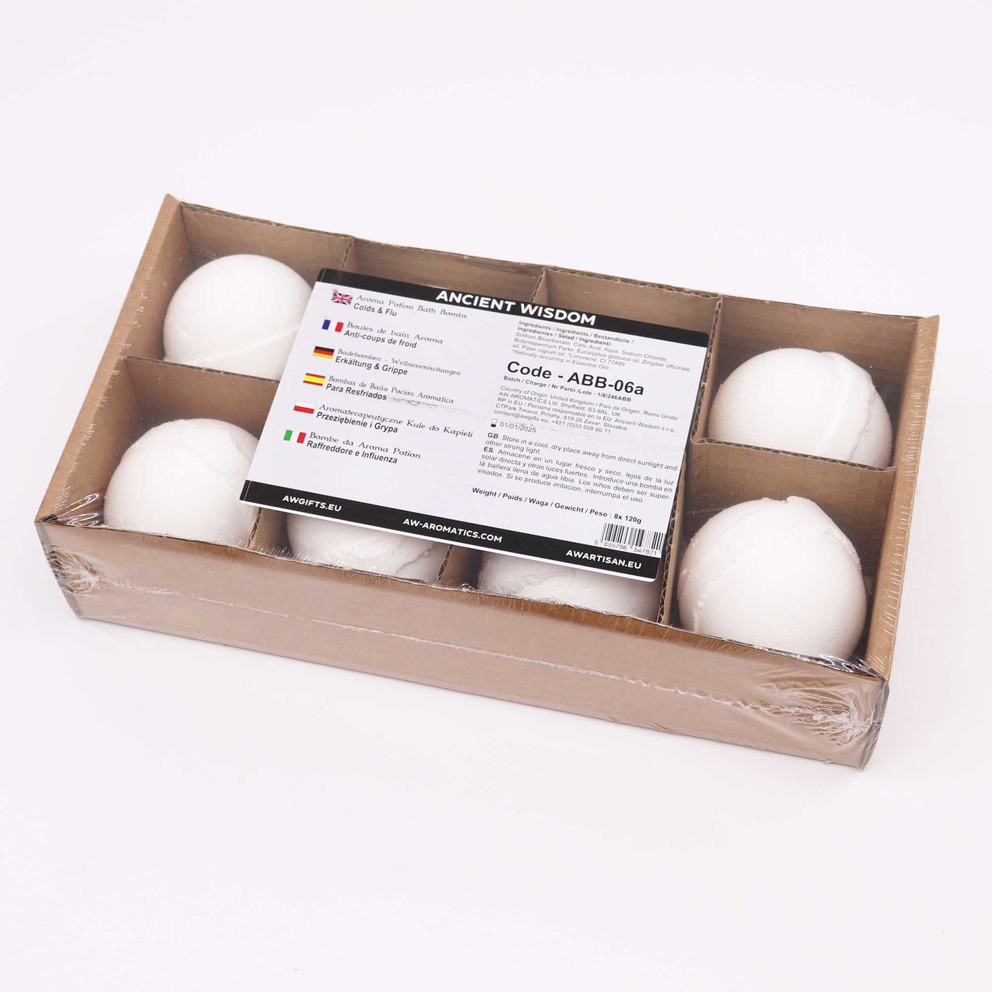 Bomba de baño con pocion - Resfriado y gripe