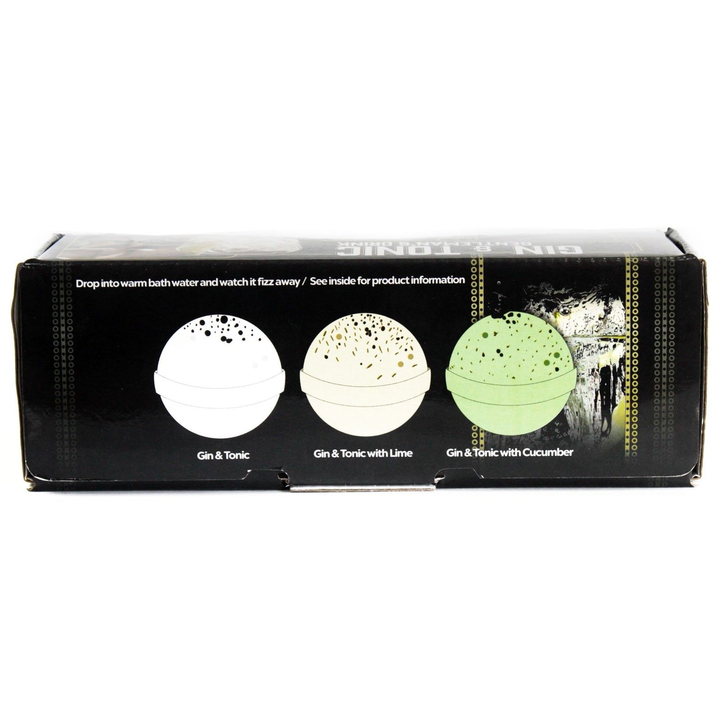 Set of 3 gin & tonic bath bombs