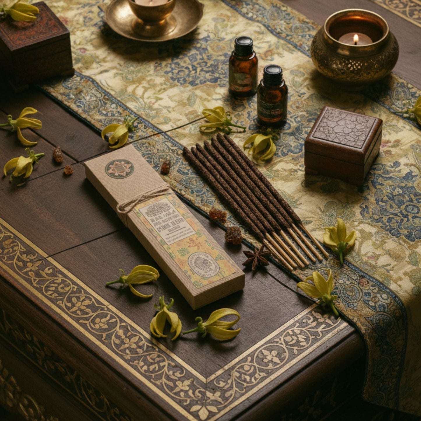 Ritual resin on a stick - Ylang Ylang