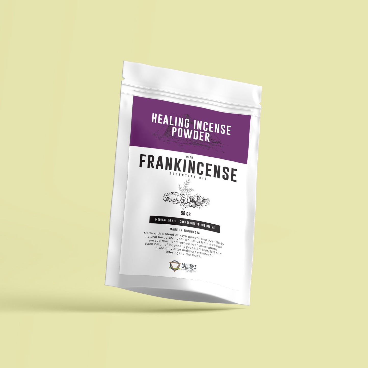 Polvo de incienso sanador - Frankincense 50gm