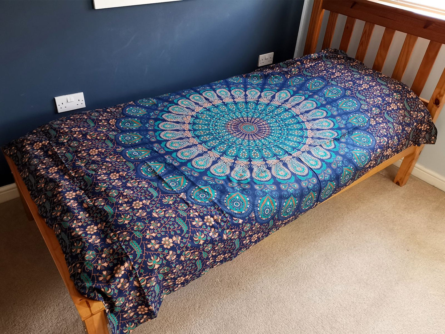 Single Cotton Quilt - Classic Mandala