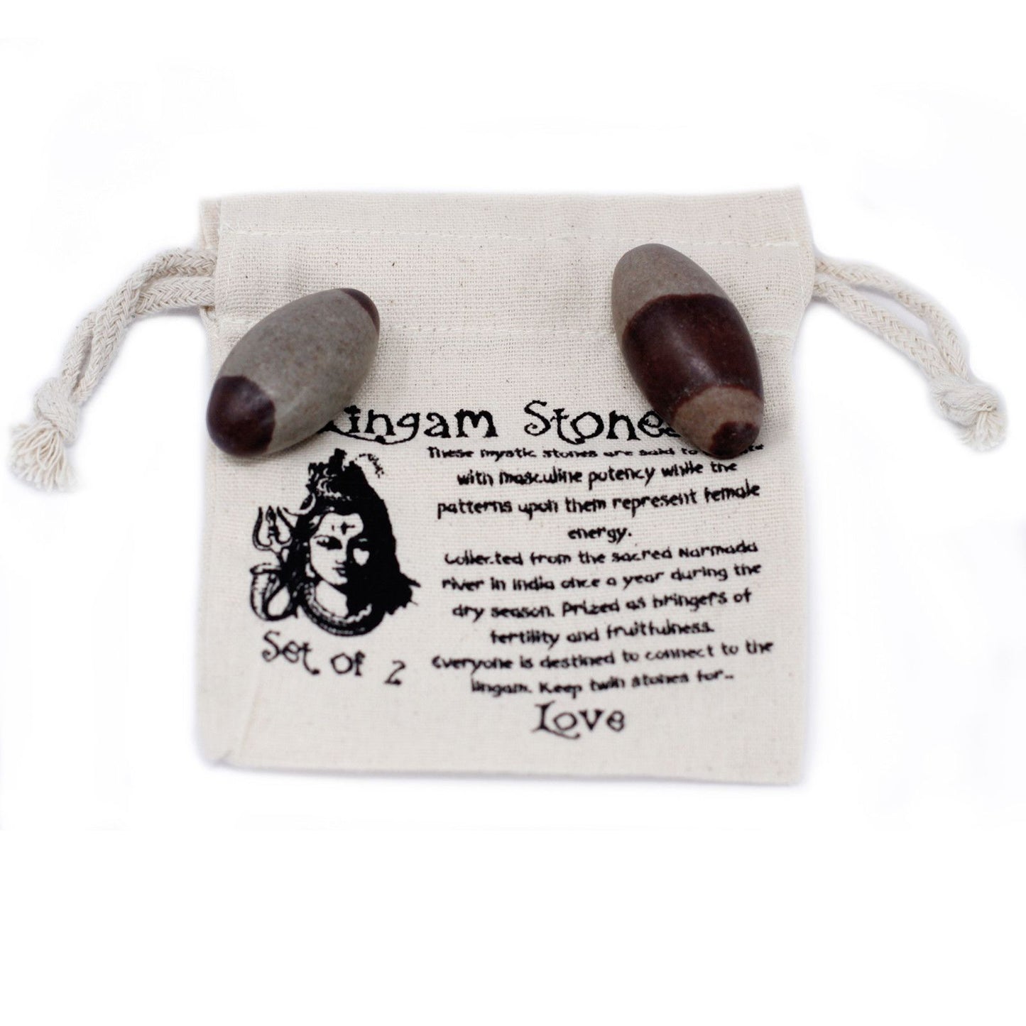 Two-inch Lingam - 2 stones