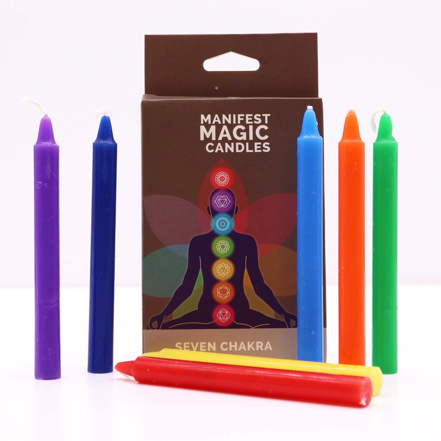 Seven Chakra Manifesto Candles (7-Pack)