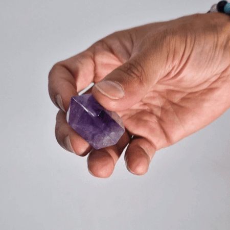 Deep Colored Amethyst Pointed Stones - Small (approx. 4-5.5 cm)