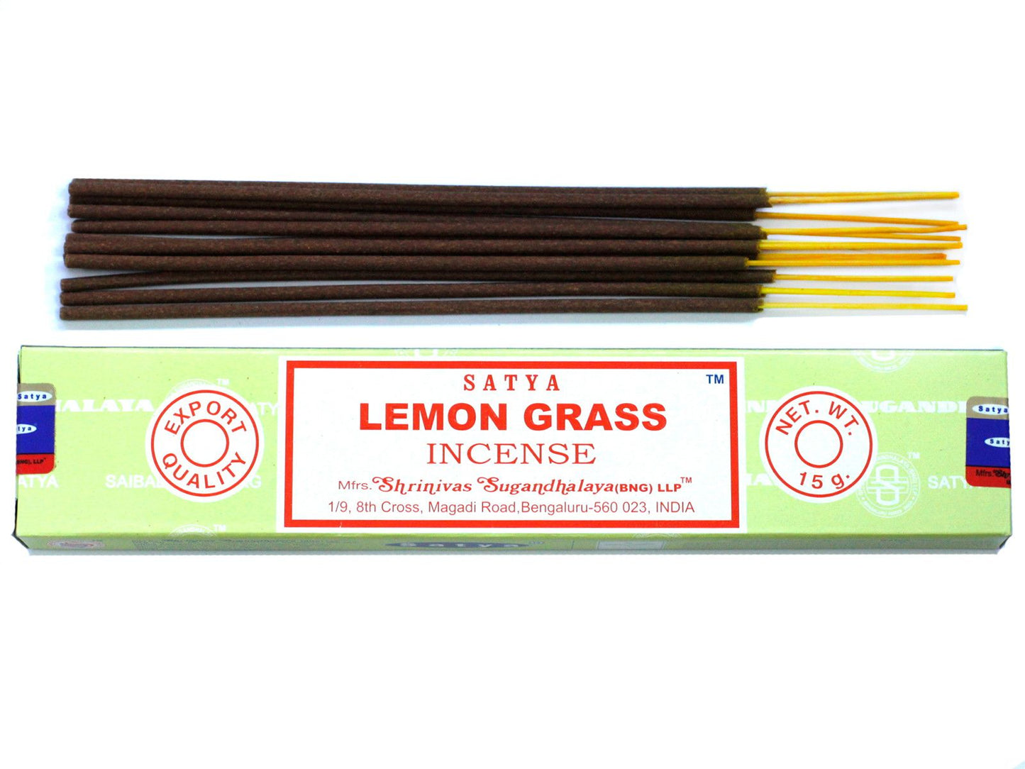 Bâtonnets d'encens Satya 15 g - Citronnelle