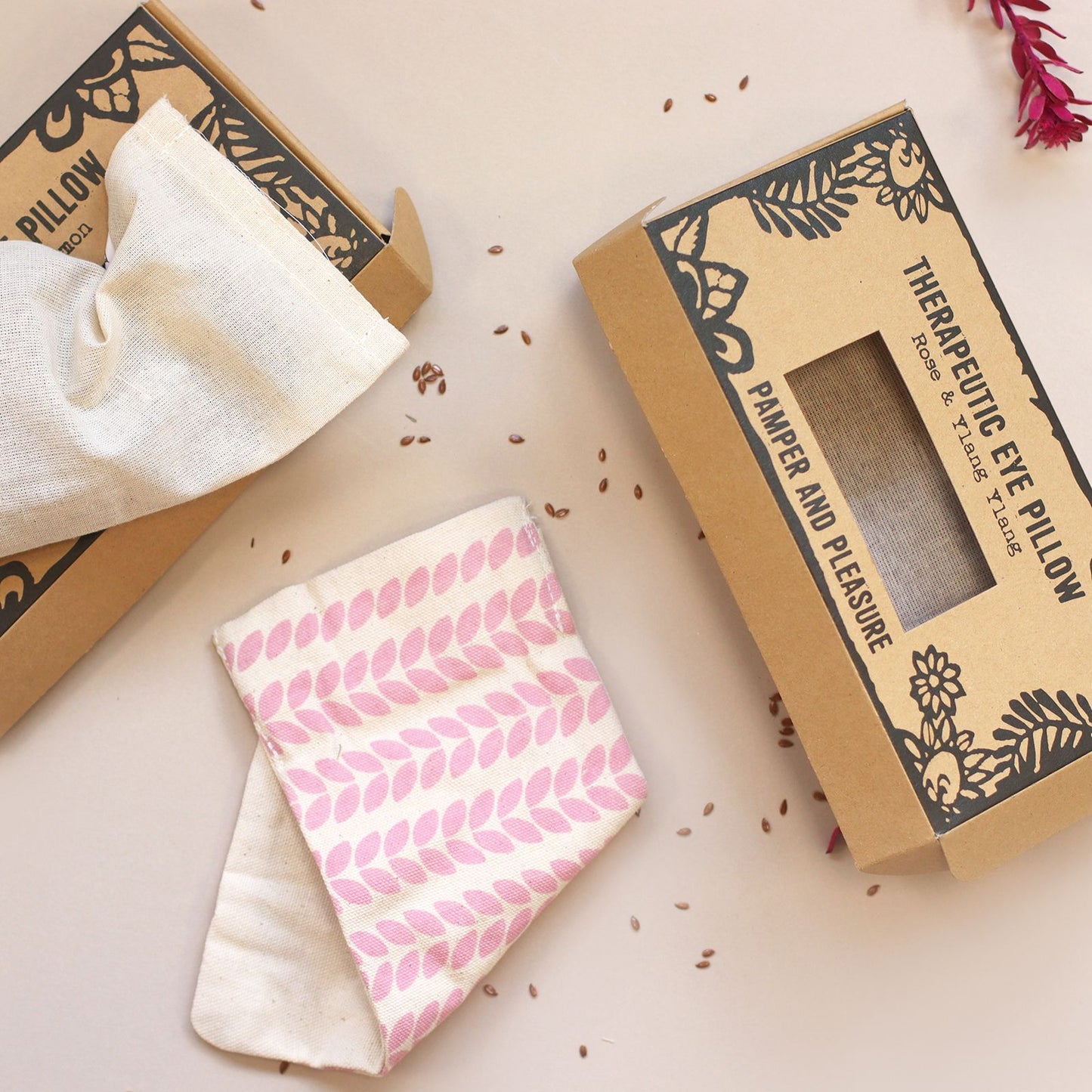 Agnes & Cat Eye Pillow - Pampering and Pleasure