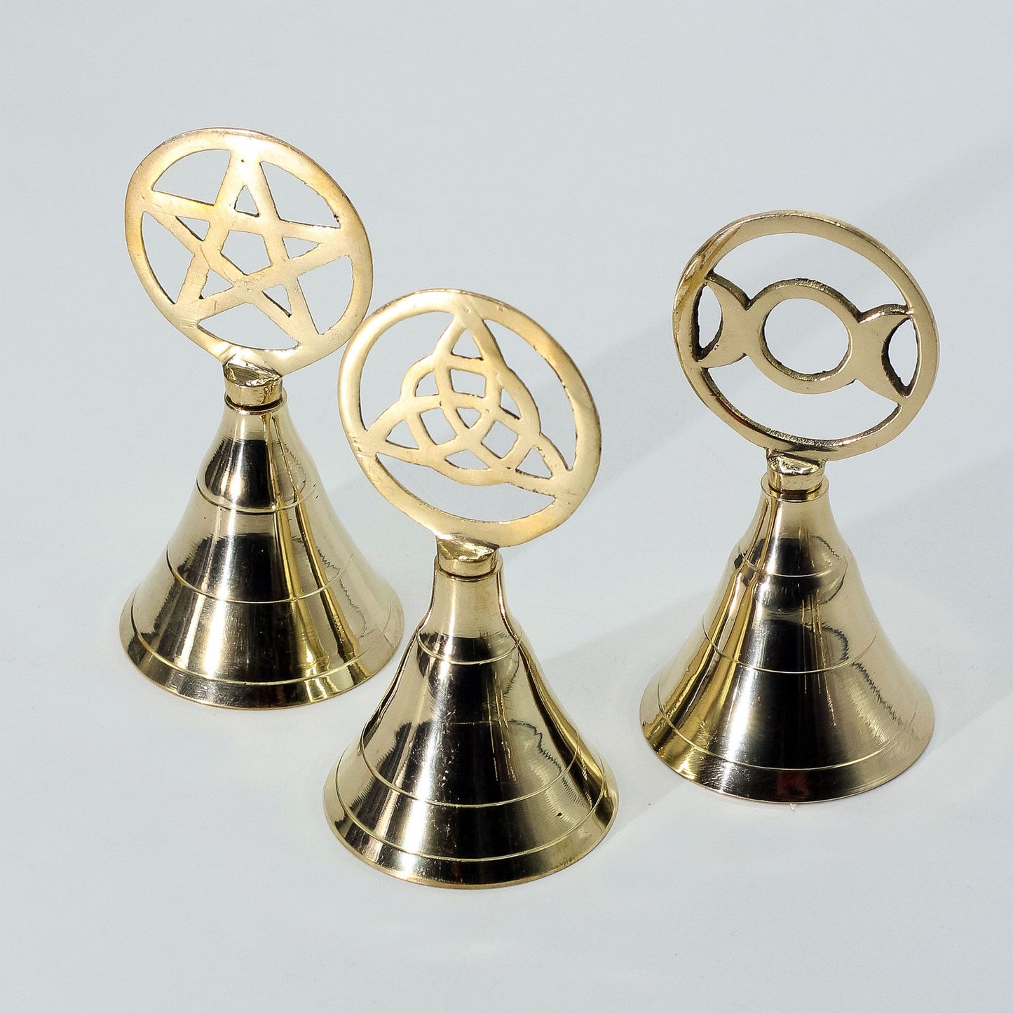Brass Altar Bell - Triquetra
