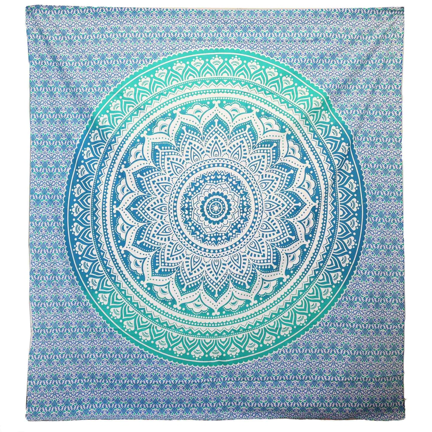 Wall Hanging / Sarong - Mandala - Green