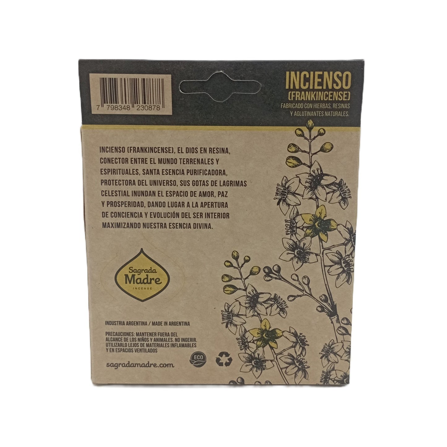 Resin Incense Tablets X 4 Frankincense Incense