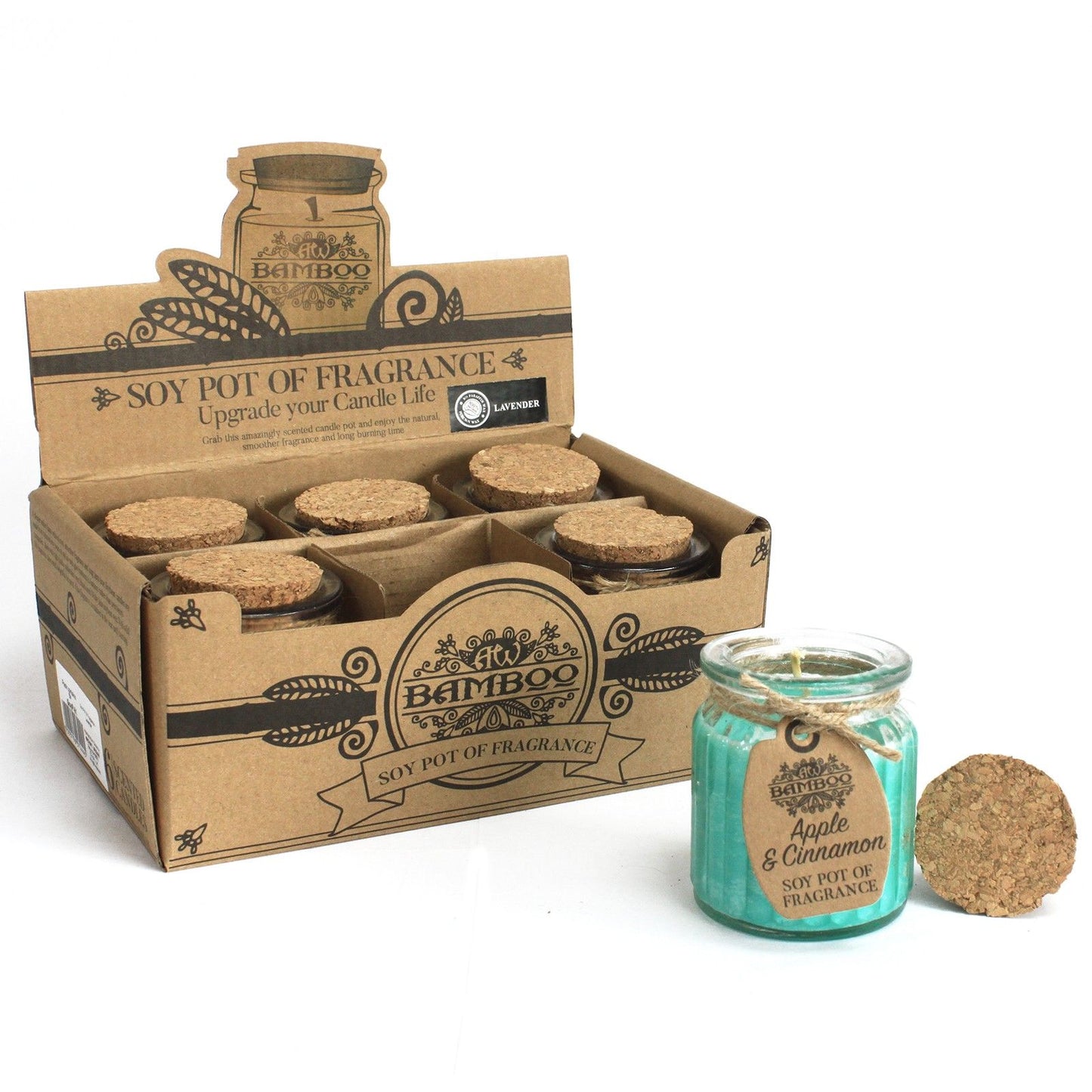 Soy Wax Jar Candle - Apple and Cinnamon
