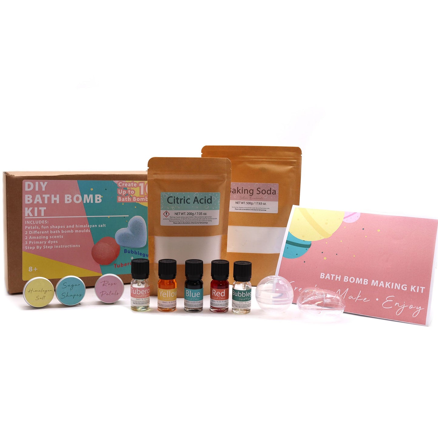 Bath Bomb Kit - Pink and Bubblegum