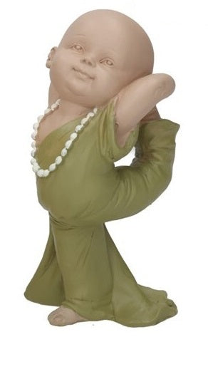 Figurine en résine Kala Monk 7x8x14cm