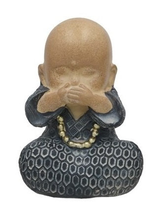 Figurine de moine Samesh en résine 9 cm