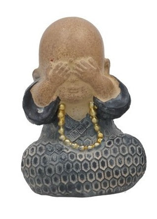 Figura monje Samesh resina 9cm