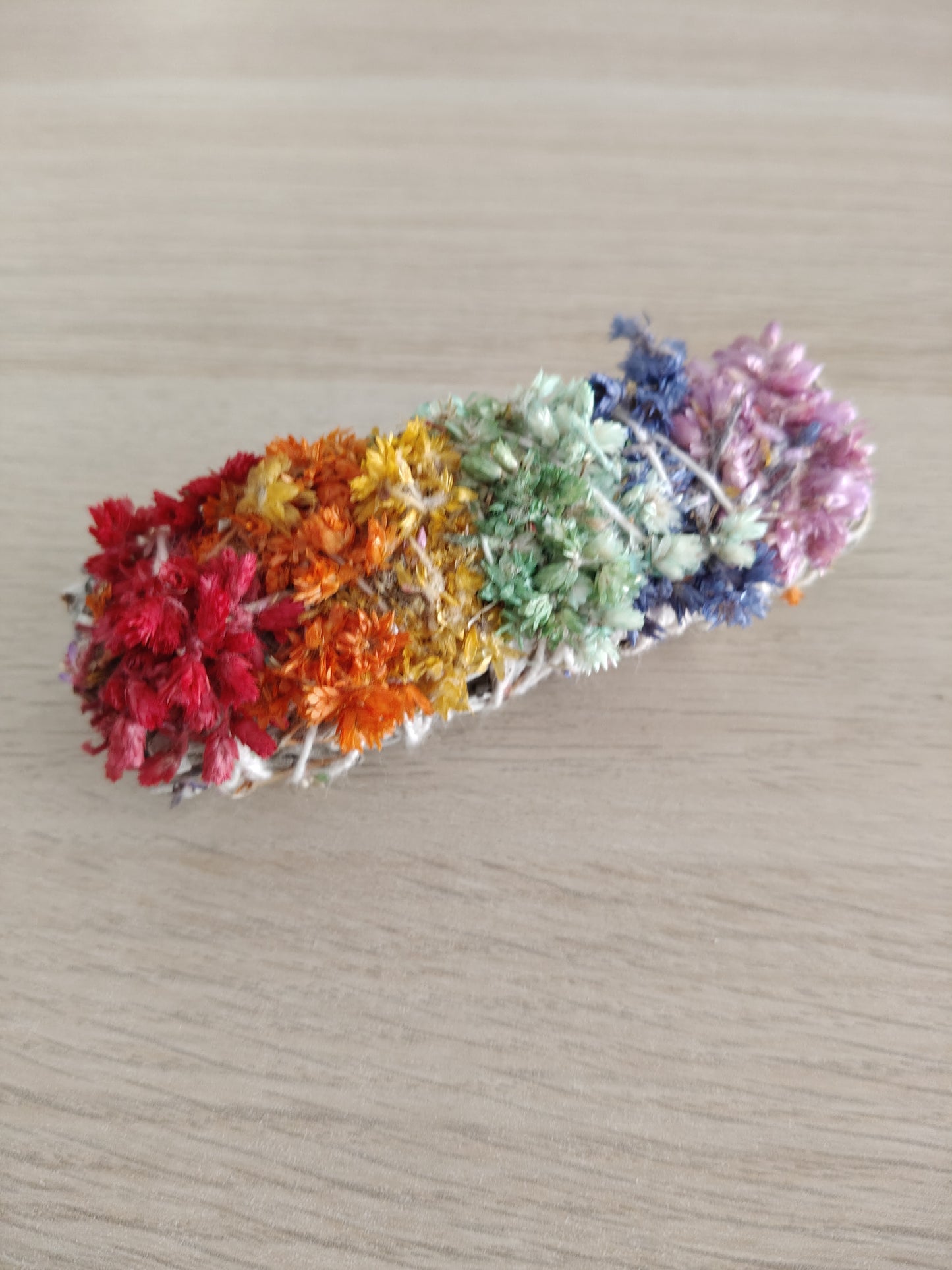 Bouquet de sauge blanche aux 7 fleurs des chakras
