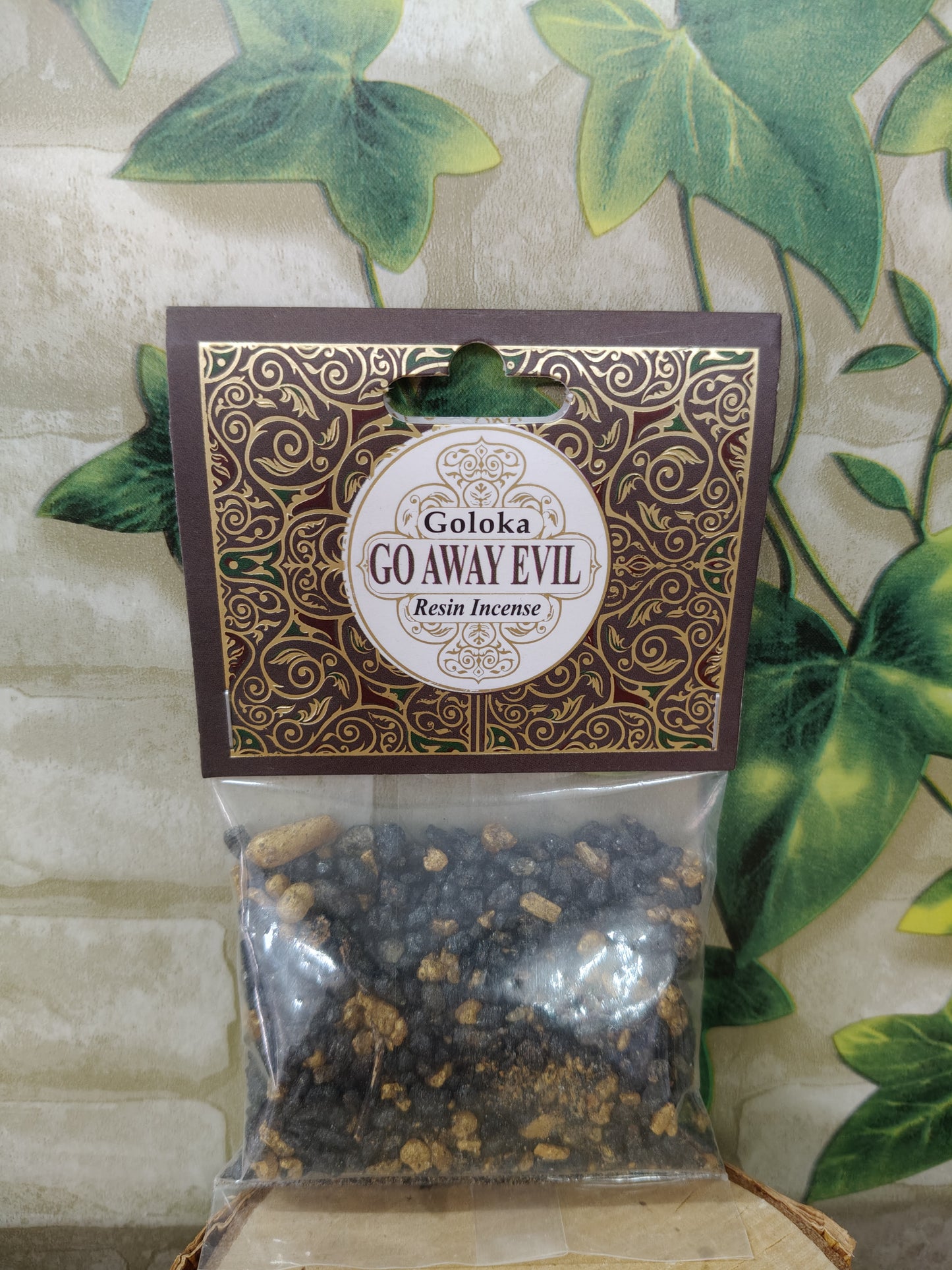 Encens résine Goloka Go Away Evil 30grs