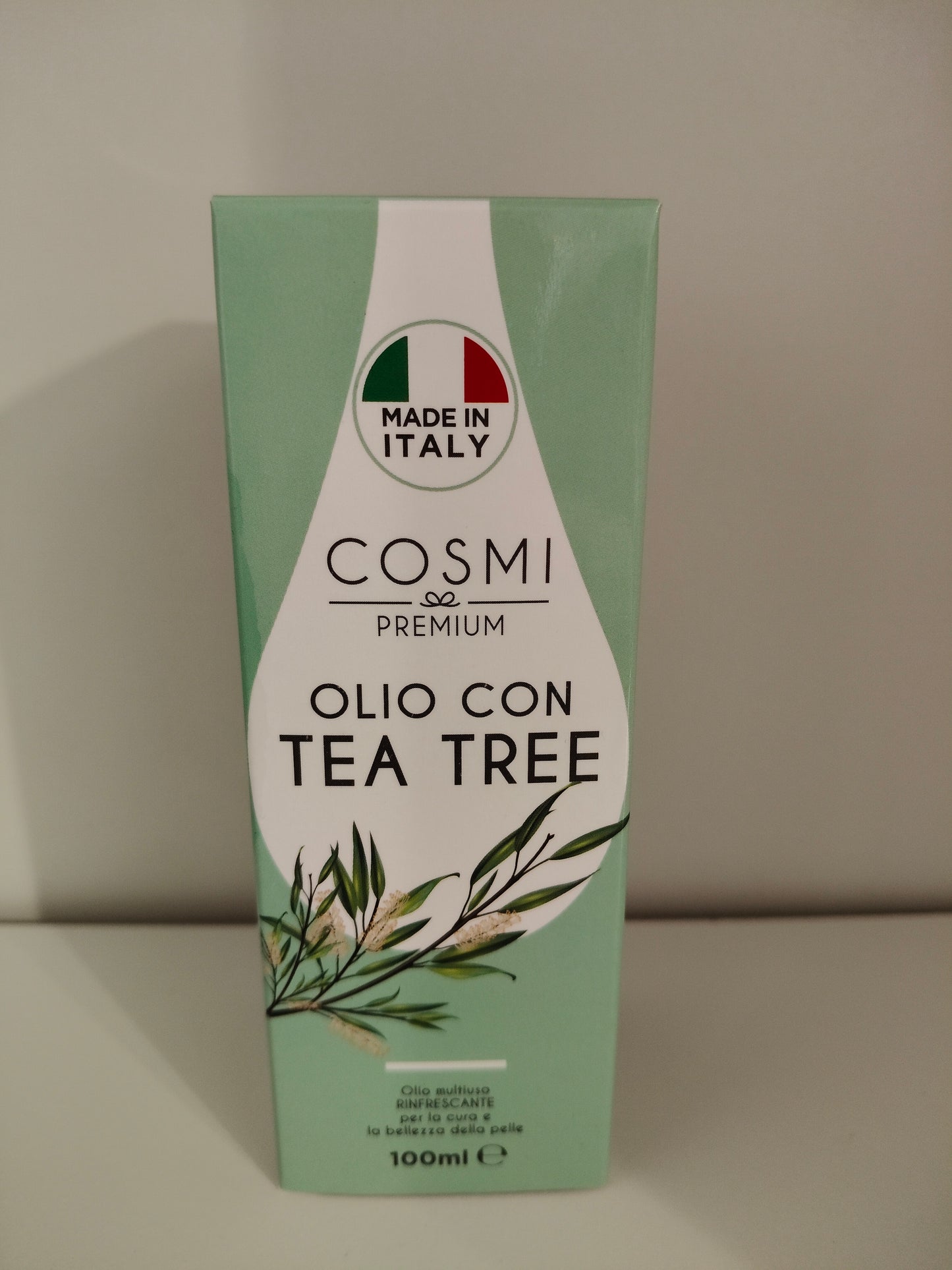 Huile corporelle rafraîchissante à l'arbre à thé COSMI 100 ml