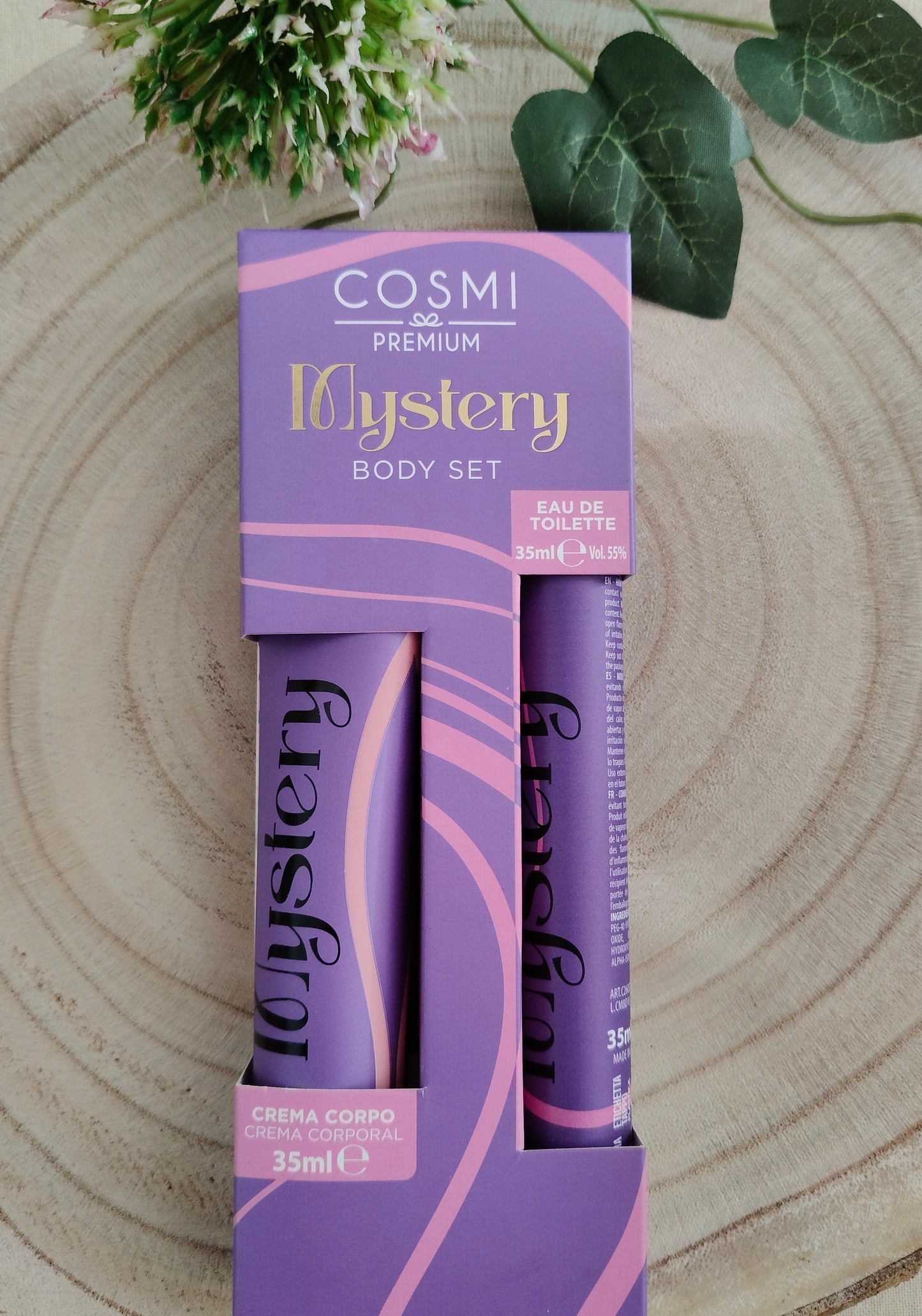 Pack crema corporal y fragancia de 35ml cada una