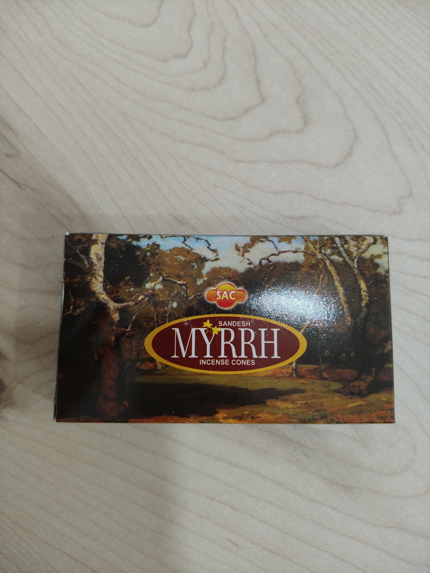 Cônes d'encens SAC Myrrhe 10 unités