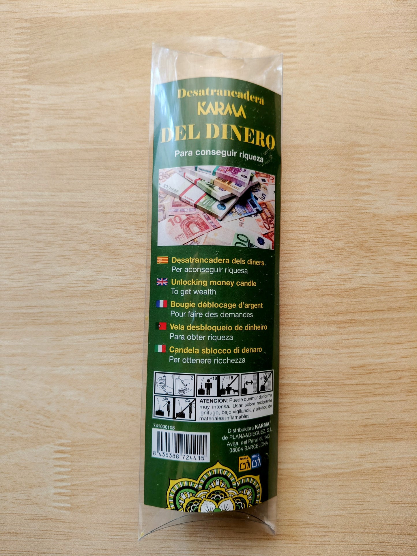 Bougie de déblocage d'argent