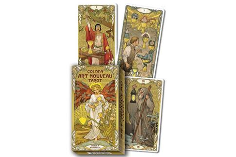 GOLDEN ART NOUVEAU TAROT - (Multilingual)