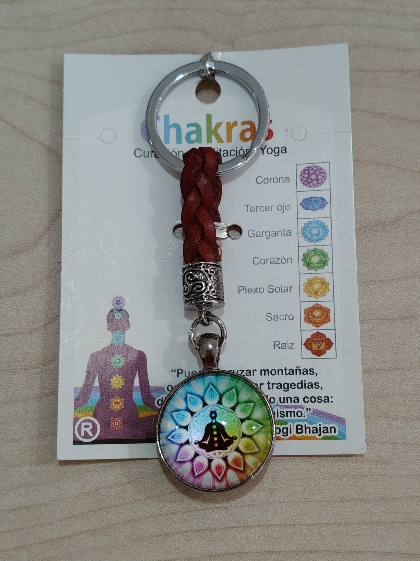 7 Chakras Keychain