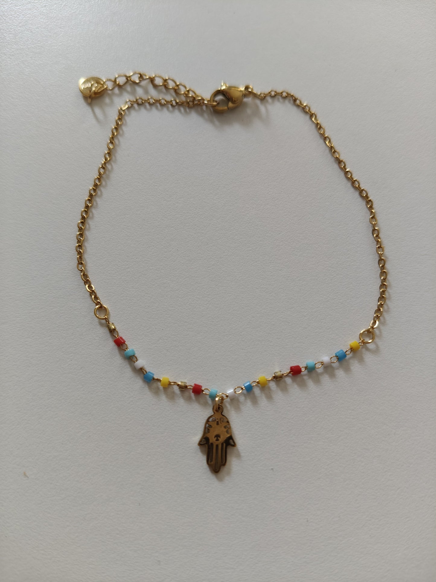 Bracelet de cheville Main de Fatima