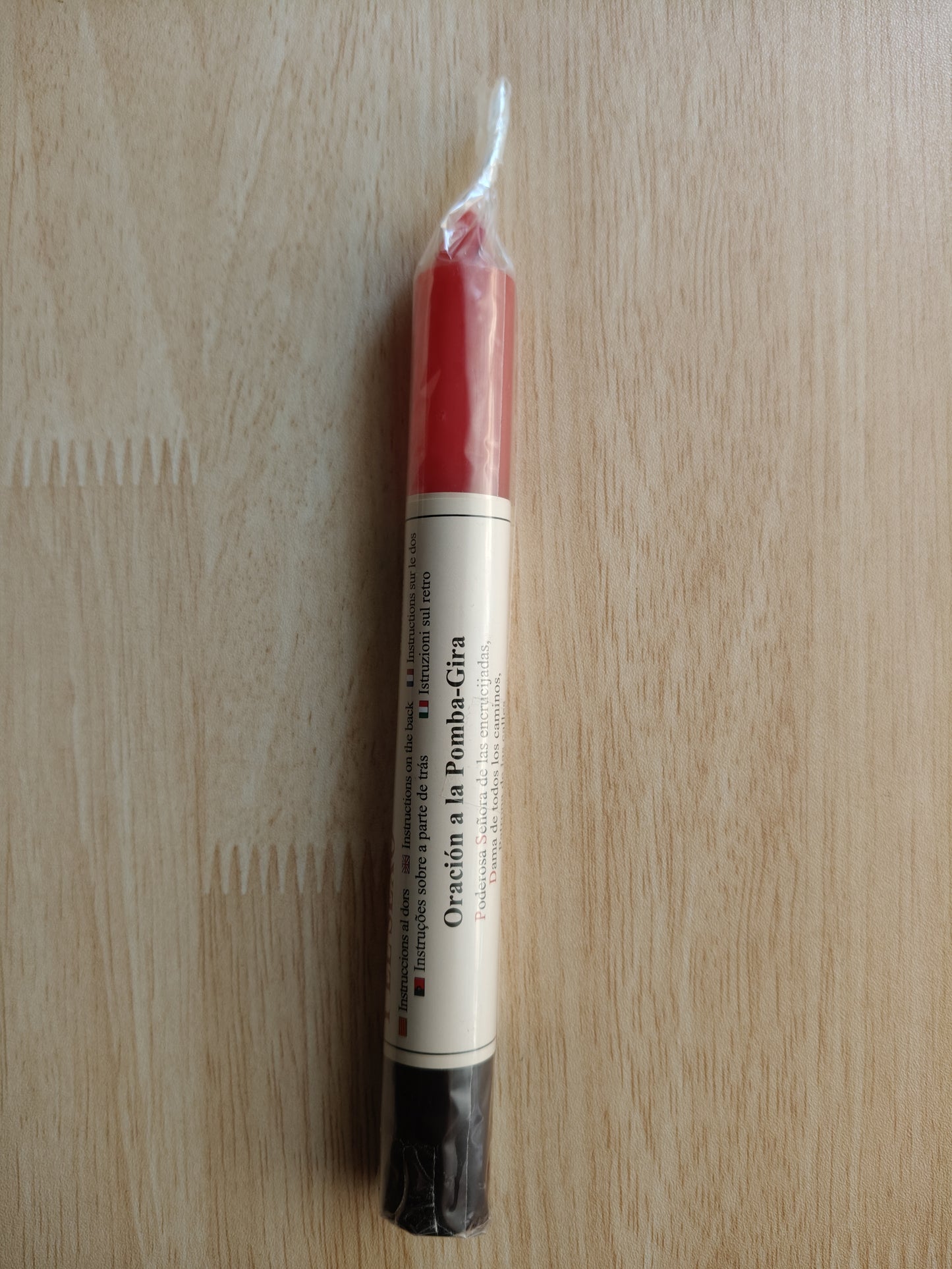 Prière à la bougie au pomba-gira