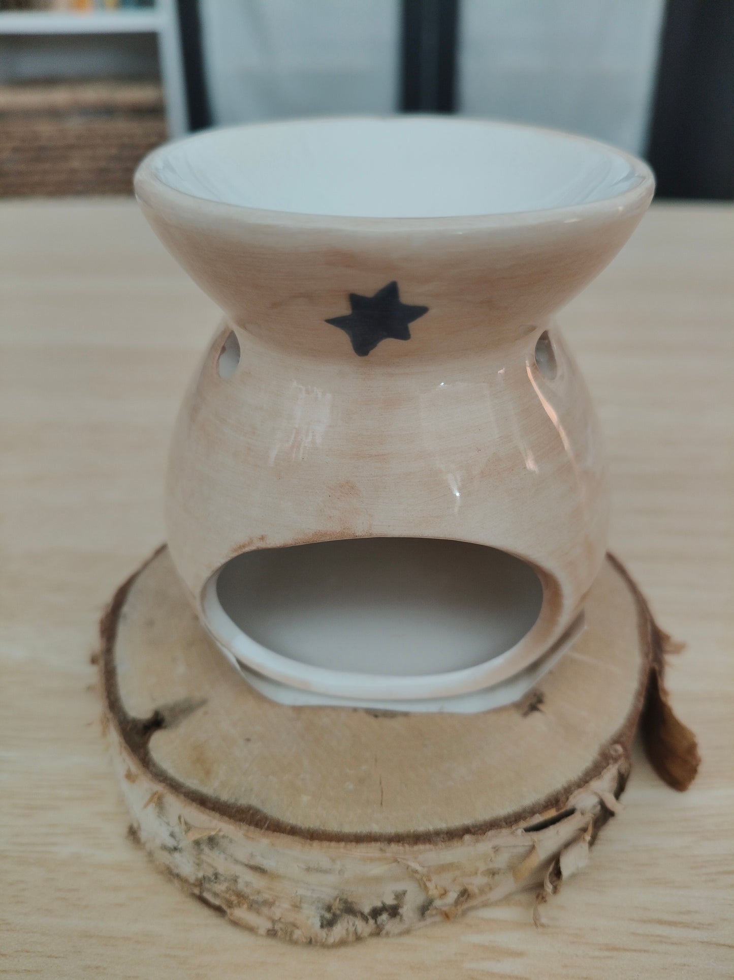 Brûleur rond en céramique