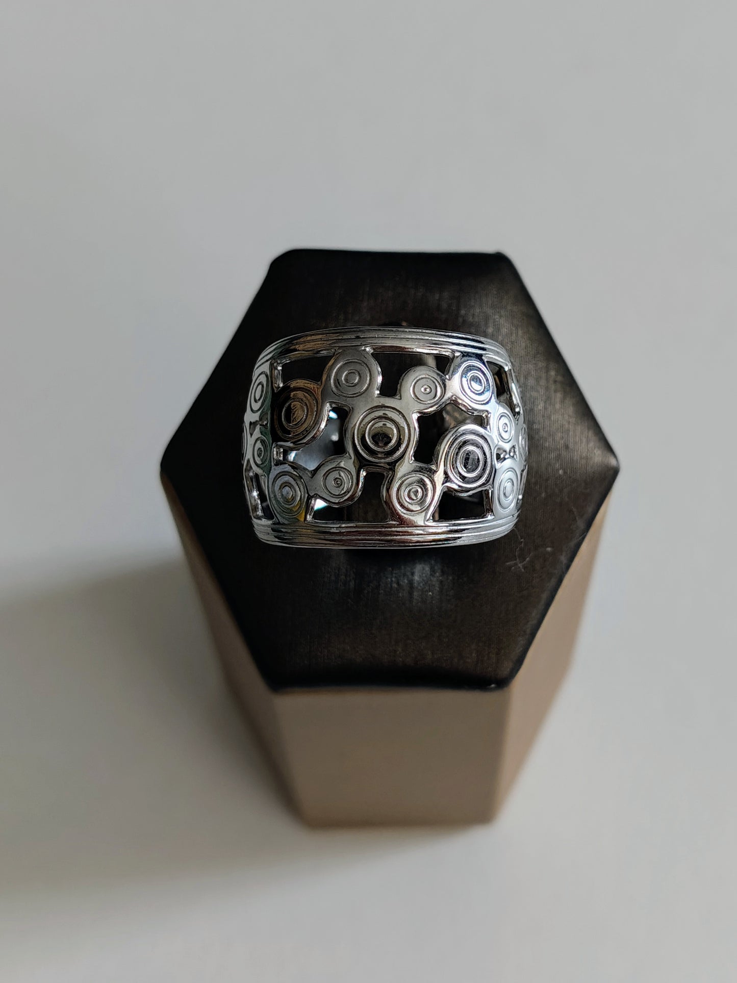 Bague en acier inoxydable (réglable)
