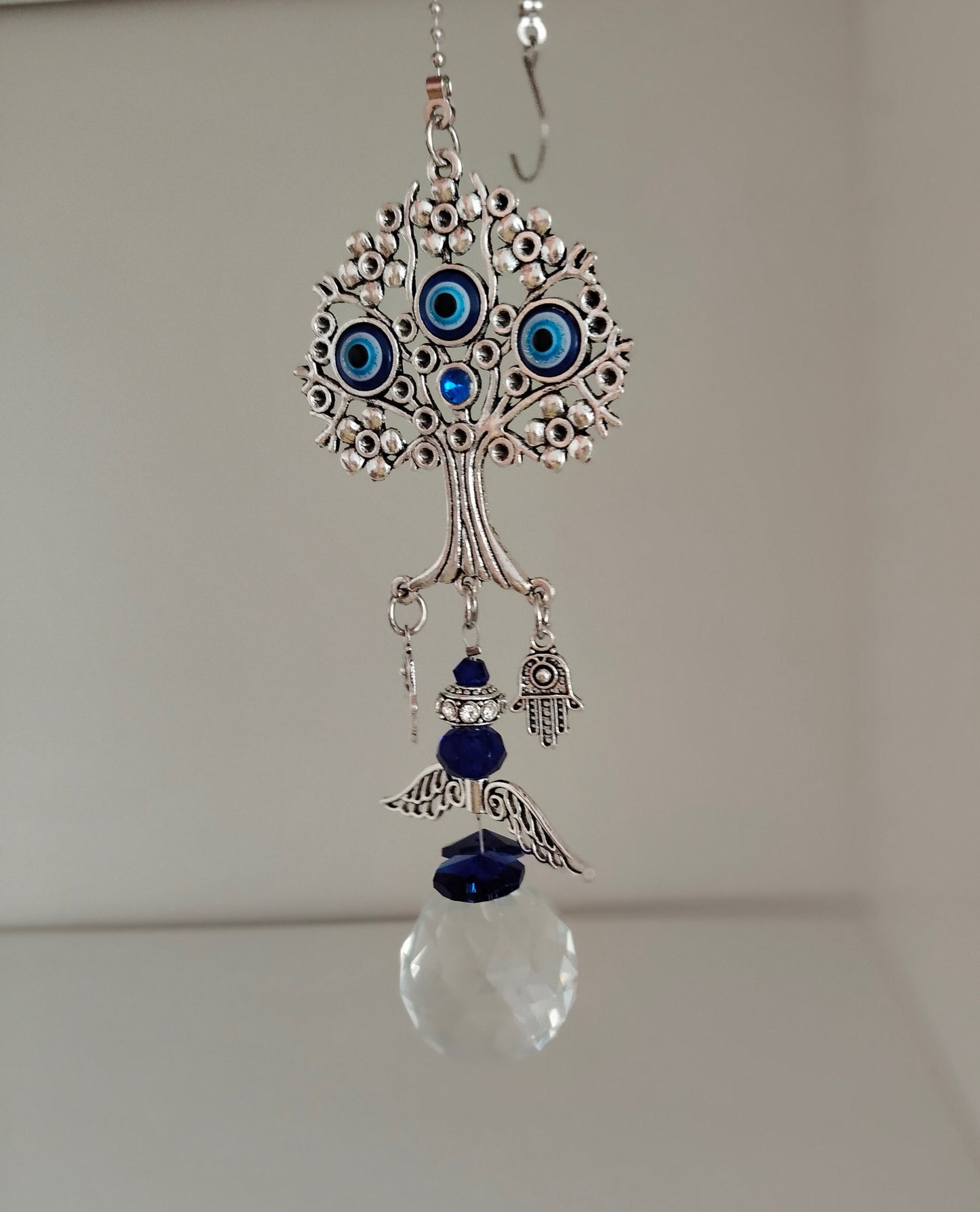 Colgador árbol con Ojo turco y prisma