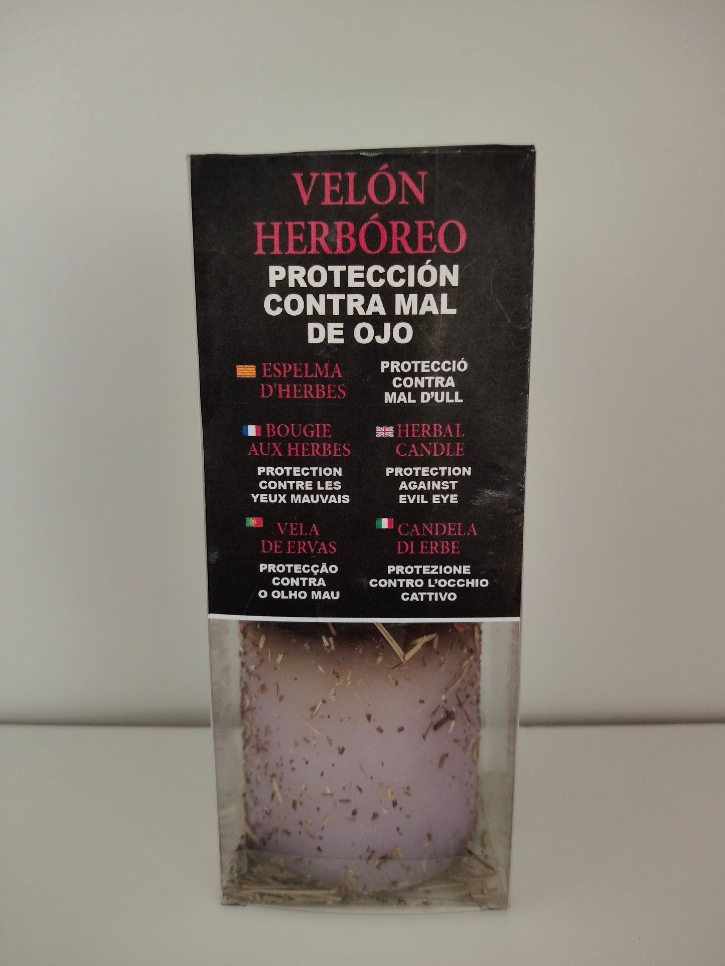 Bougie aux herbes pour se protéger du mauvais œil