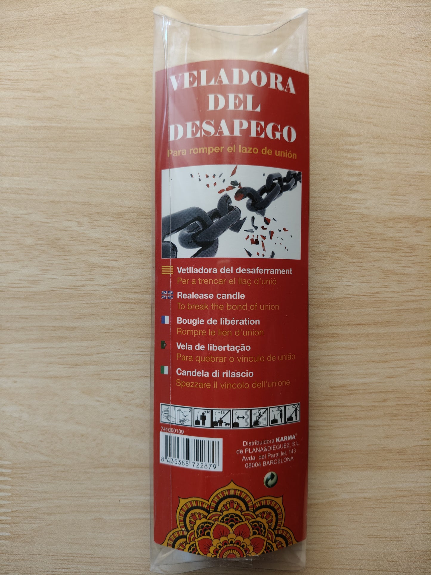 Bougie du détachement