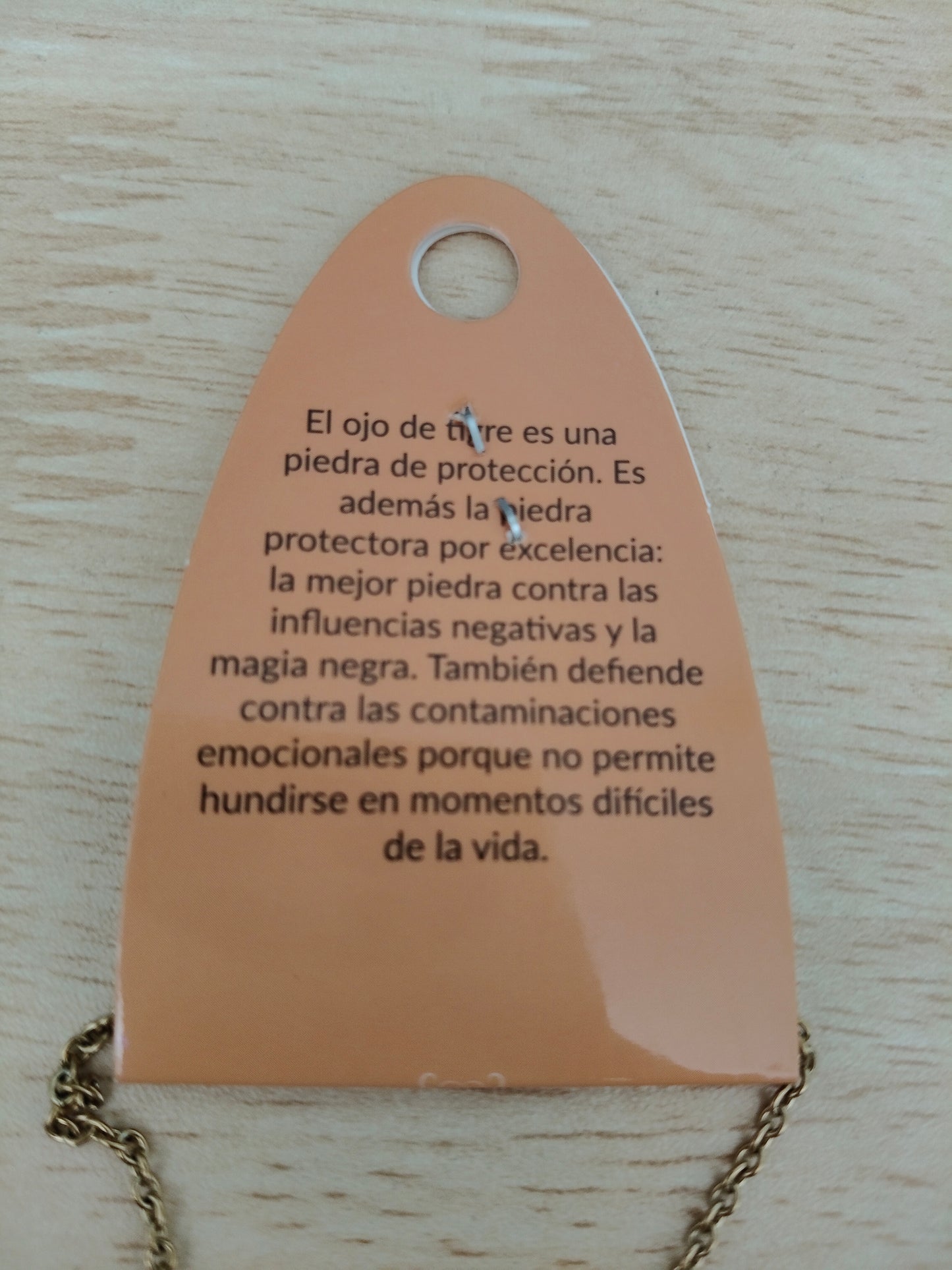 Tiger's Eye Heart Pendant