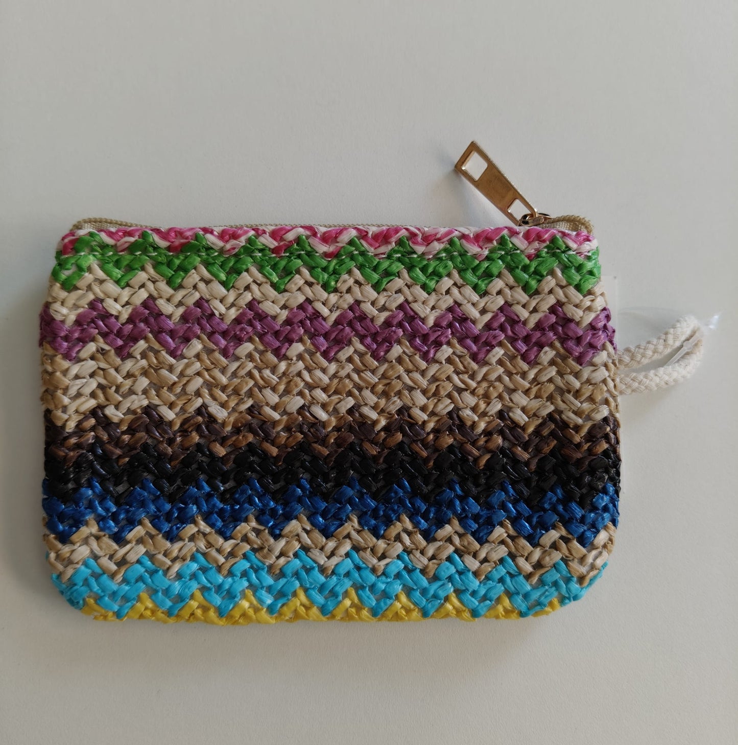 Sac à main en raphia multicolore (différents modèles)
