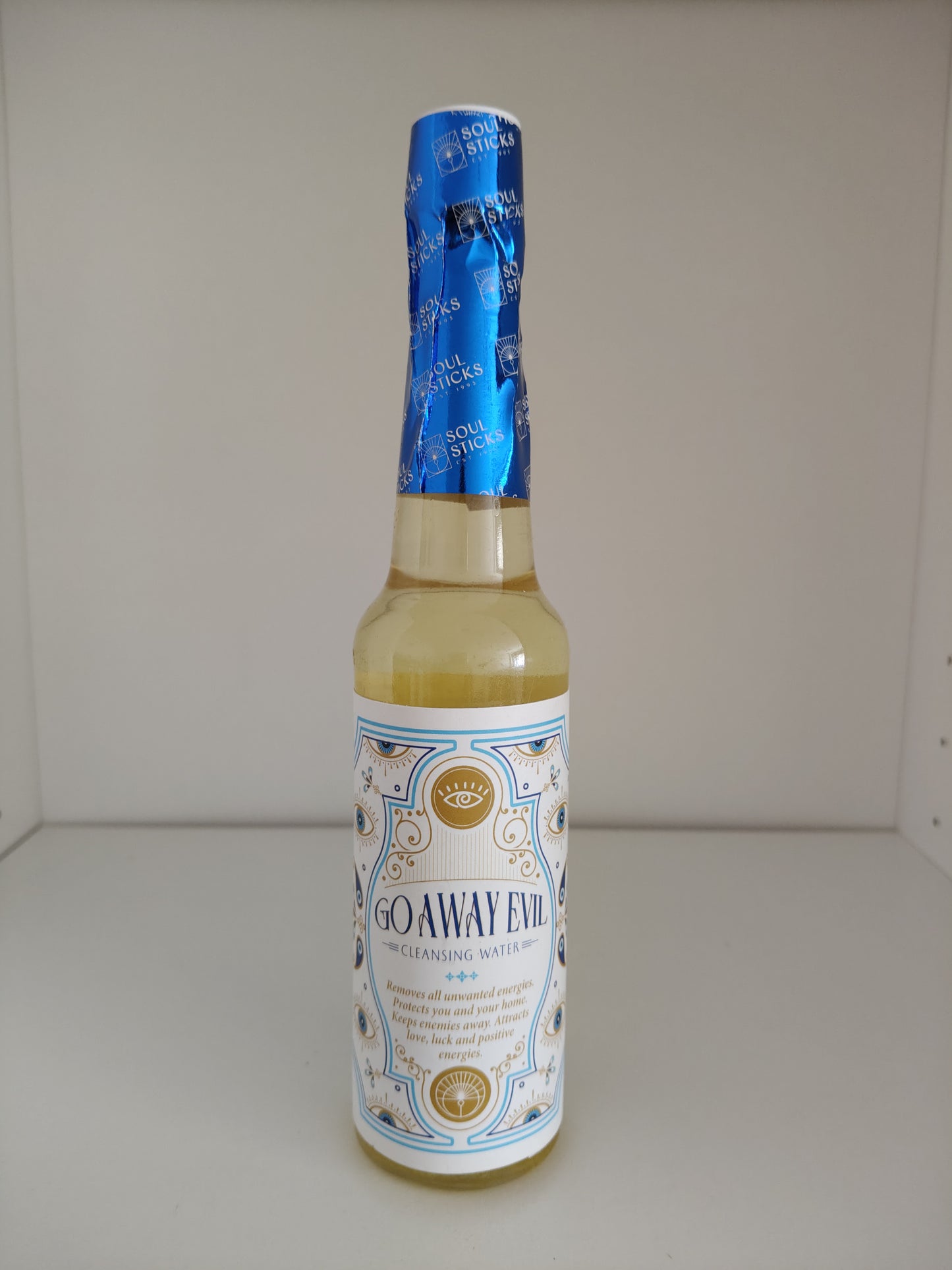 Cleansing water against evil