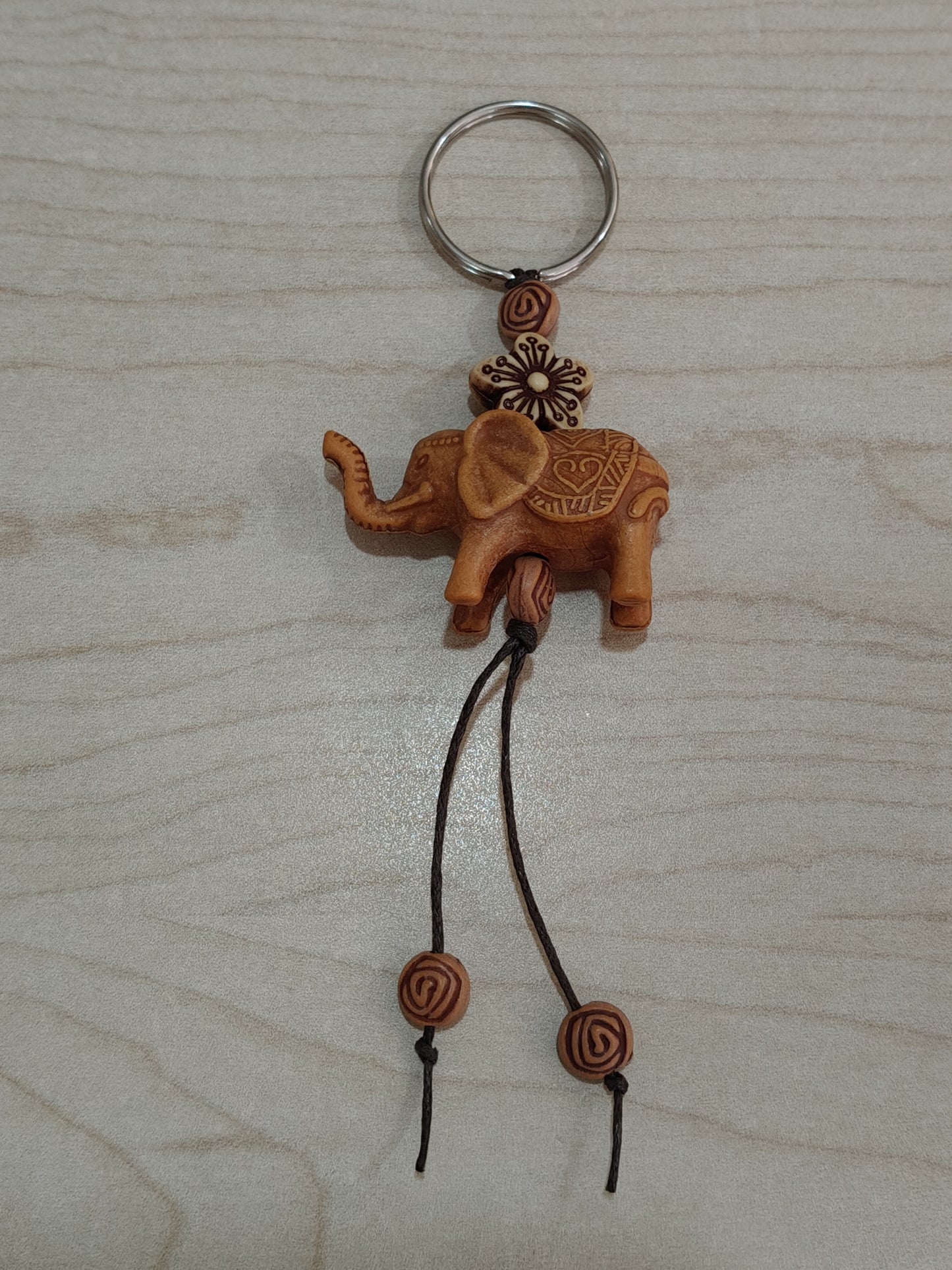 Llavero elefante de la suerte