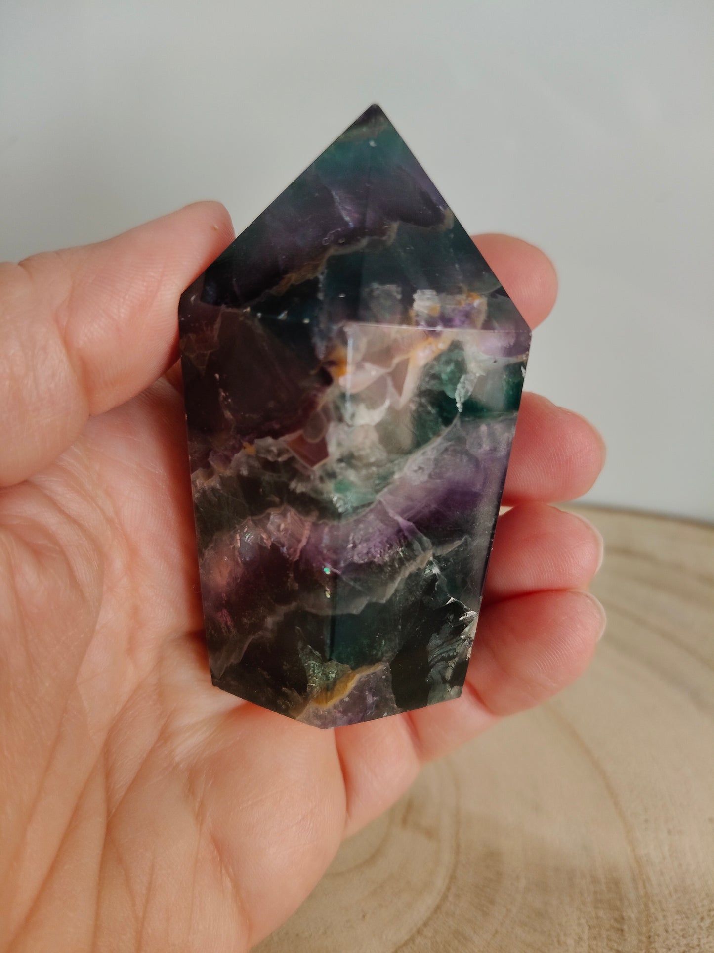Pointe de fluorite