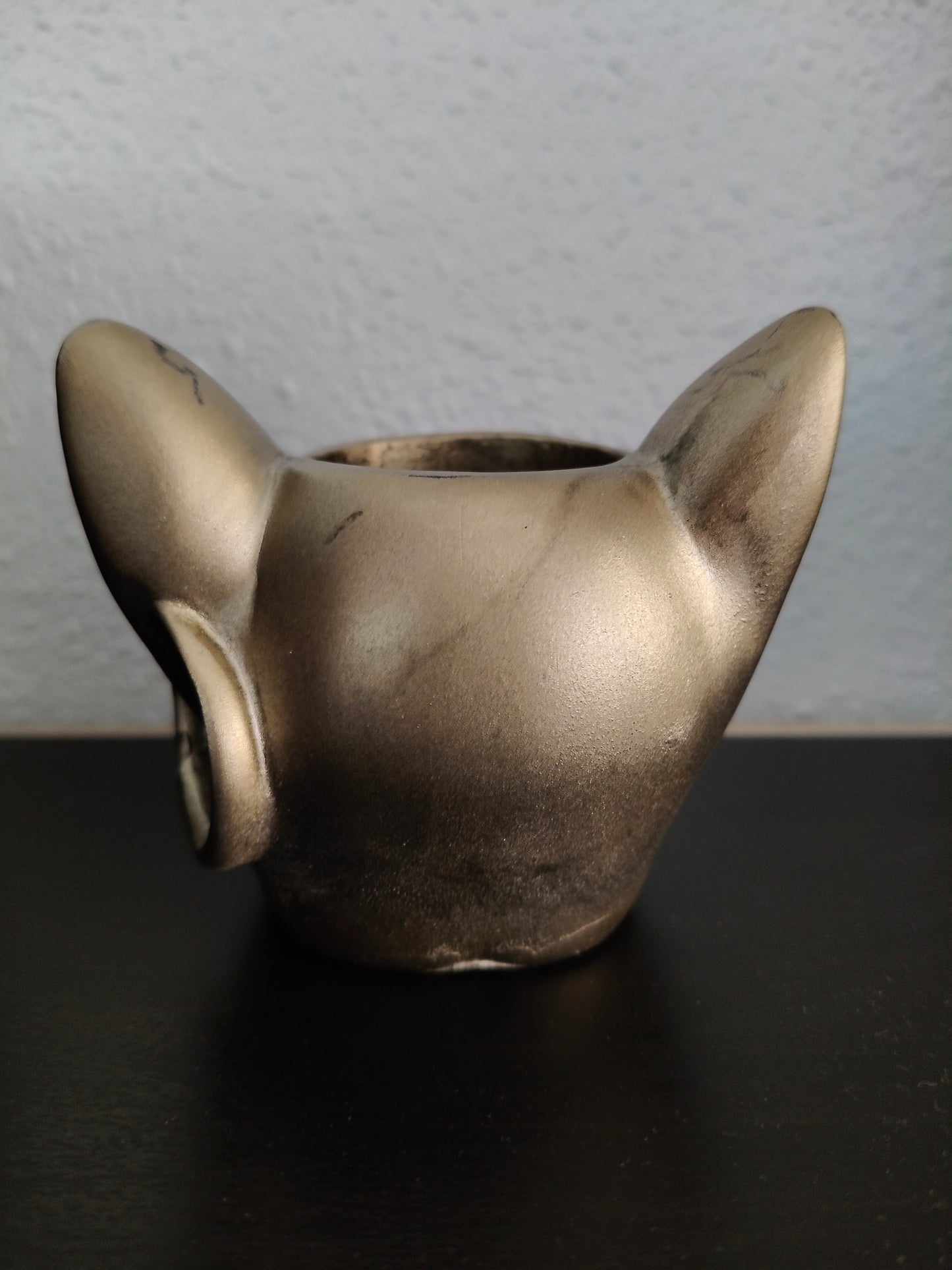 Egyptian cat candle holder