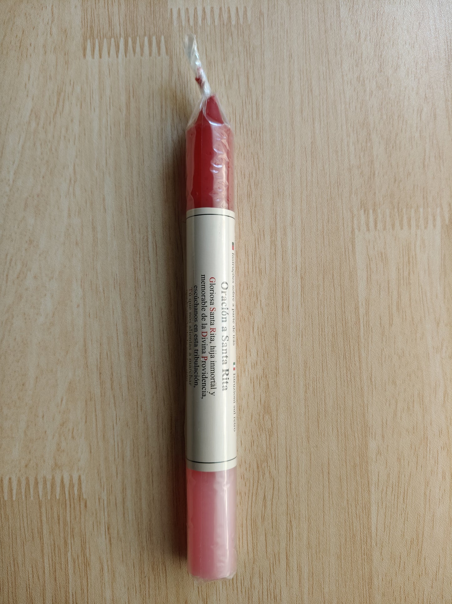 Bougie de prière à Sainte Rita