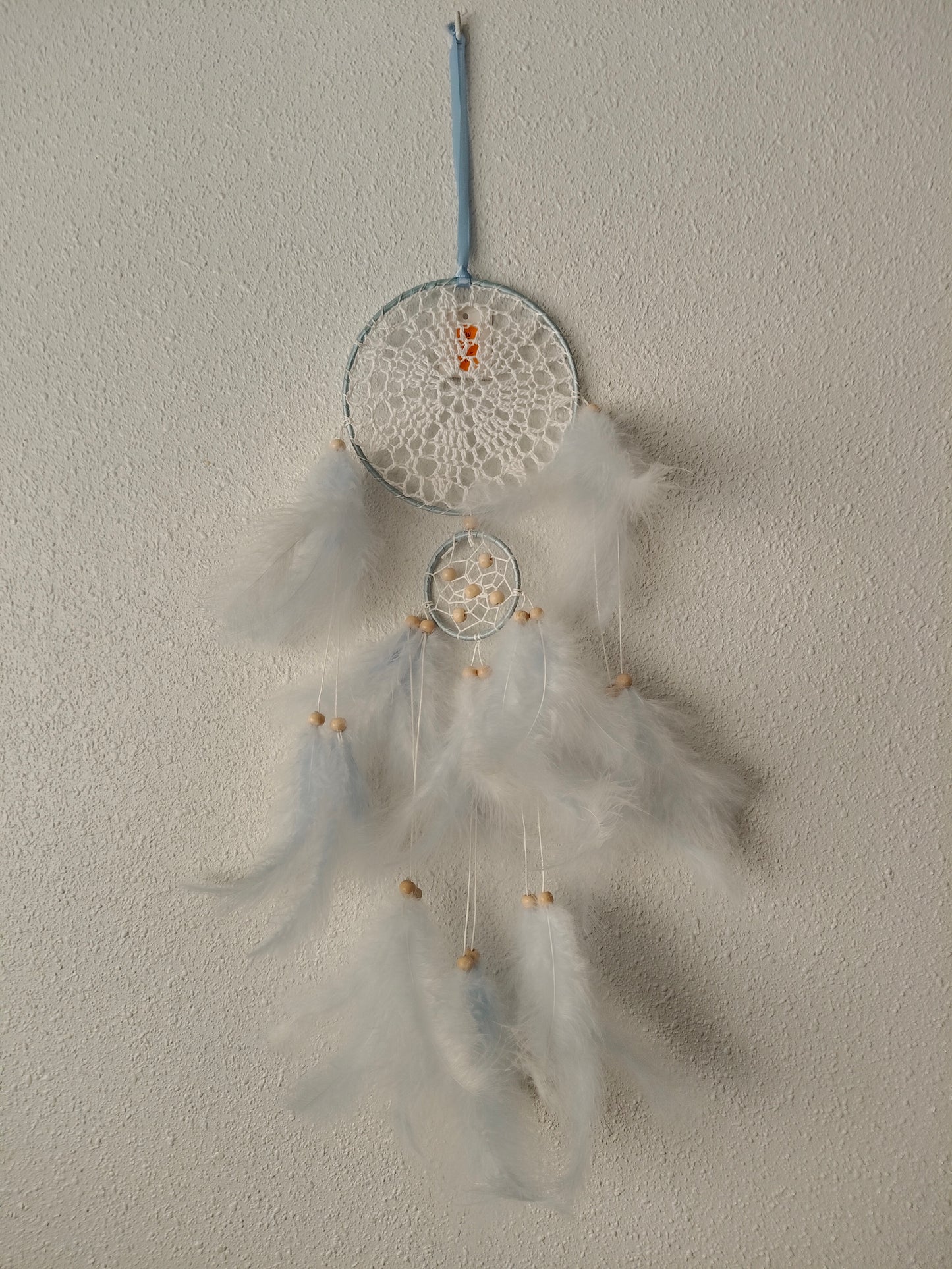 Attrape-rêves bleu pastel