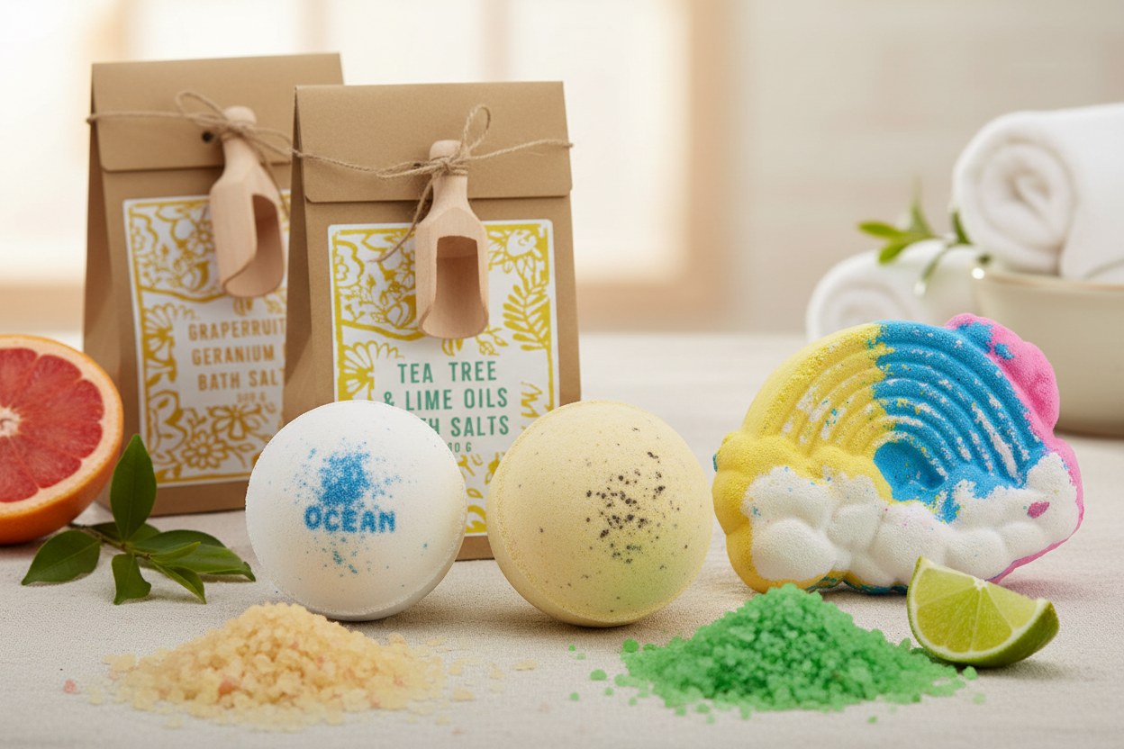 Bombas y sales de baño